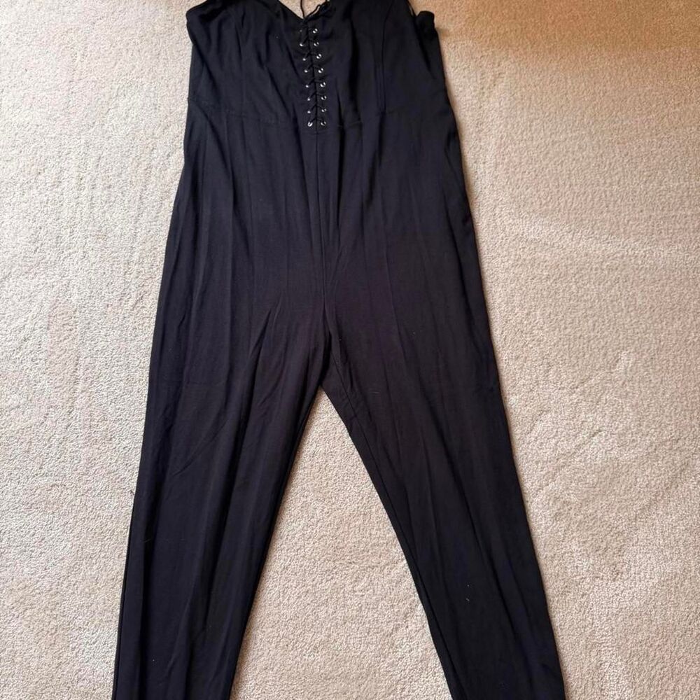 Forever-21 Women's Black Jumpsuit